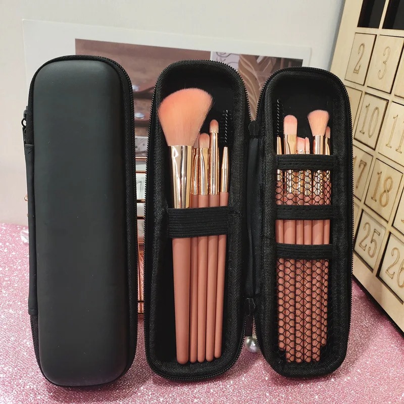 1pc 黒化粧品バッグ防水ダブルジッパー化粧ブラシケース女性 - Beauty Makeup Women のレビューと価格