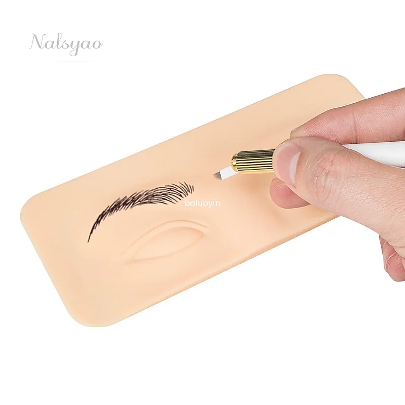 高級5Dシリコン製眉毛タトゥー練習用パッド。パーマネントメイ - Beauty Makeup Academy のレビューと価格